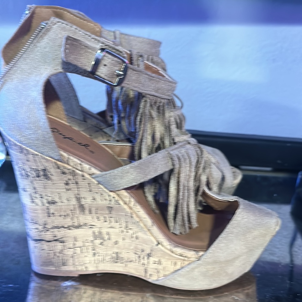 Fringe Wedge - Never Worn
